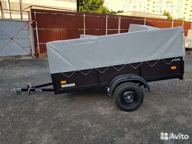 Прицеп 2500х1300 тент высокий