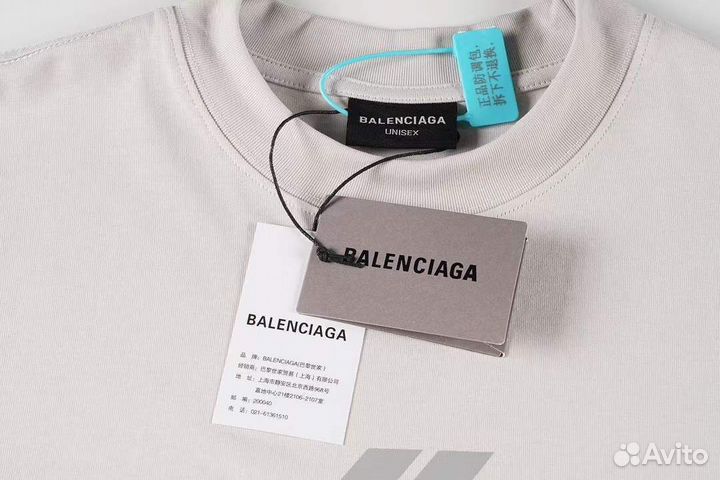 Balenciaga футболка оверсайз (топ 2024)