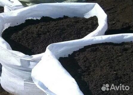 Земля плодородная в мешках