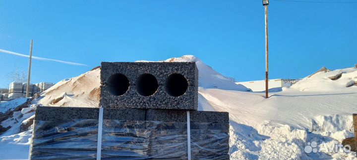 Керамзитный керамзитобетонный блок DEX871