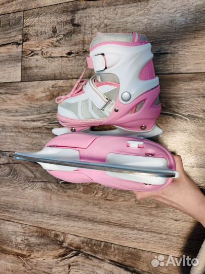 Коньки детские раздвижные 33 36