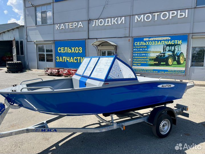 Моторная лодка Aluton 430DC мотор до 50л.с ямаха