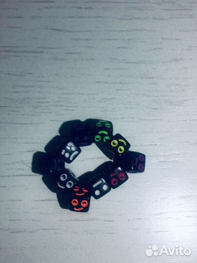 Браслет, и кольцо. Набор, из бисера