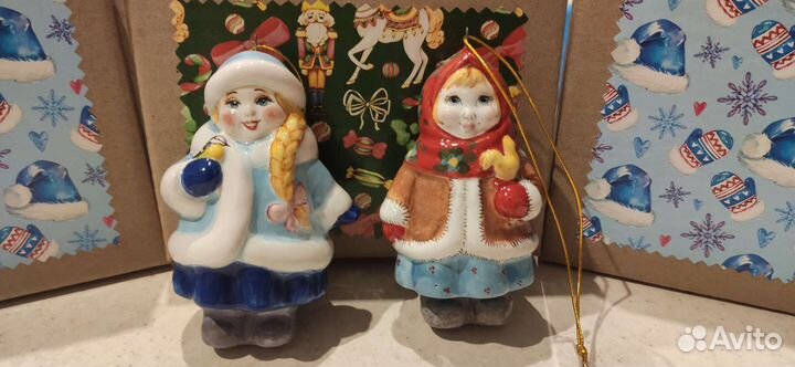 Ёлочная игрушка снегурочка