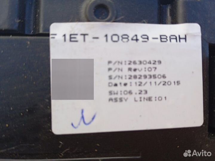 Панель приборов Ford Focus 3 2011 (б/у)