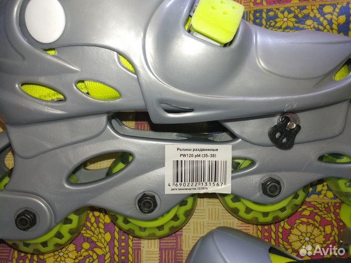 Роликовые коньки ролики раздвижные новые