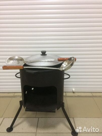 Казан + печь + шумовка