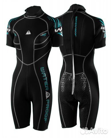 Женский гидрокостюм с короткими рукавами и штанина