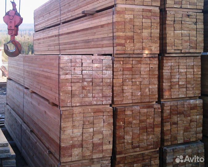 Доска обрезная 50х150х6000