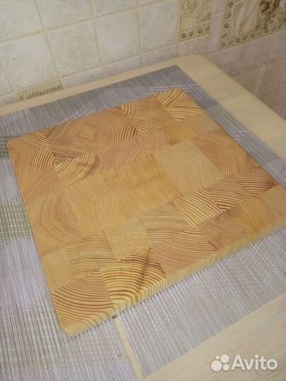 Разделочная доска,торцевая из древесины сосны