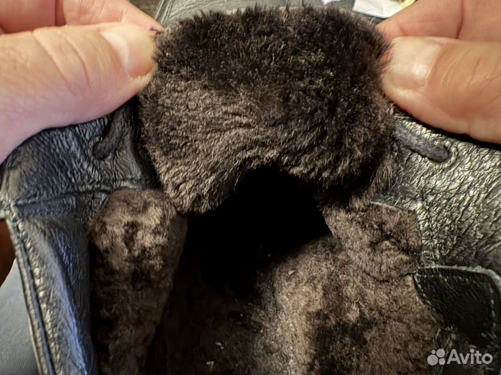 Ботинки зимние мужские Ralf кожа/натуральный мех