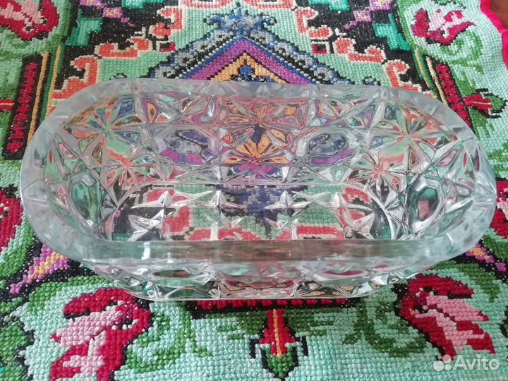 Конфетница, рюмки,бокалы Хрусталь