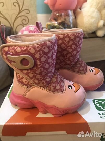 Сапоги дутики для девочки