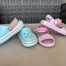 Crocs c7 сабо и сандали на девочку