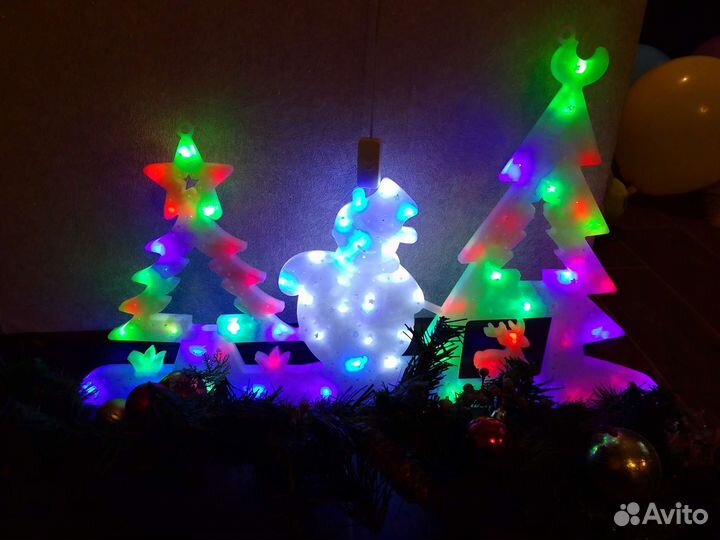 Гирлянда на окно