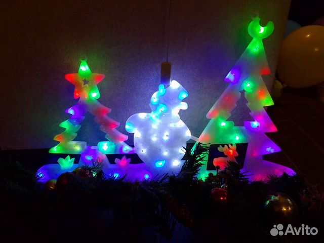 Гирлянда на окно