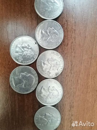 Монеты Liberty quarter dollar