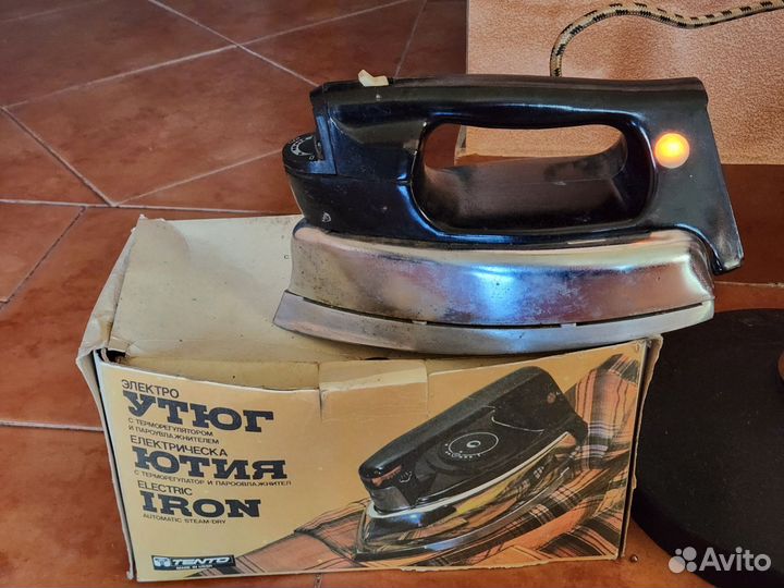 Утюг ретро СССР новый в упаковке