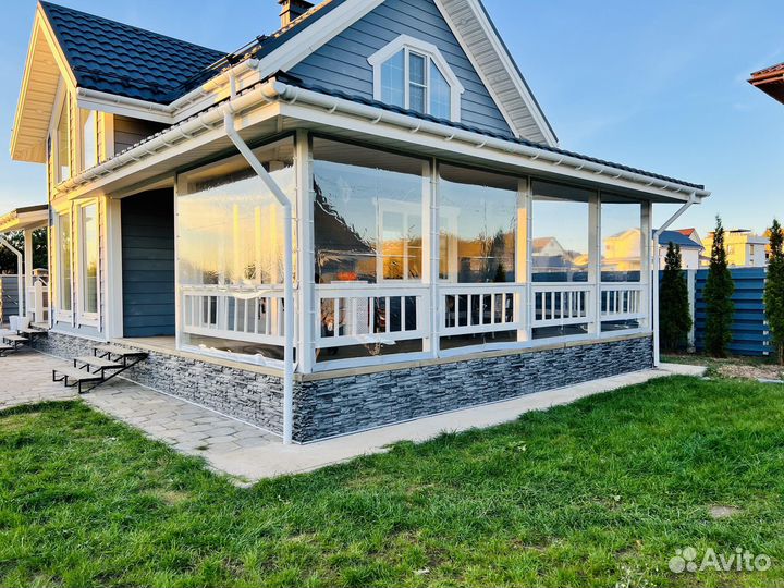 Мягкие окна (шторы) для террас