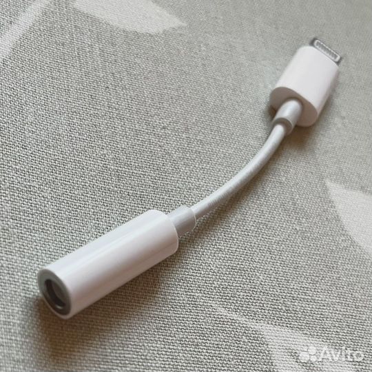 Переходник Apple Lightning на 3.5 мм, оригинал
