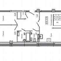 3-к. квартира, 80,6 м², 11/17 эт.