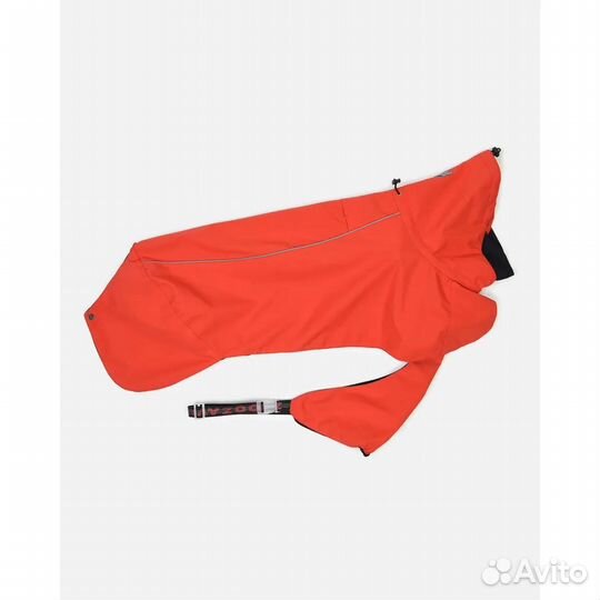 Попона/дождевик для собак красная