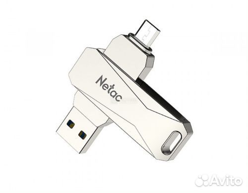 Flash Usb 3.0 Netac U381 Dual на 16GB (OTG)