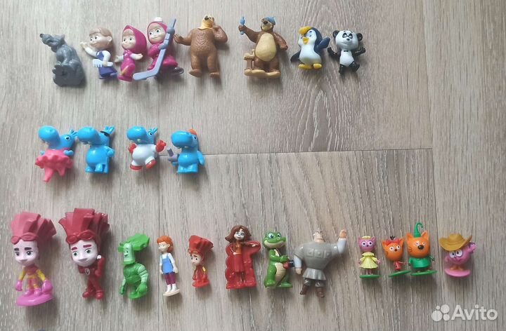 Пакет игрушек из kinder surprise и другие