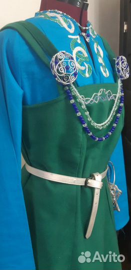 Платье скандинавское фэнтези аренда