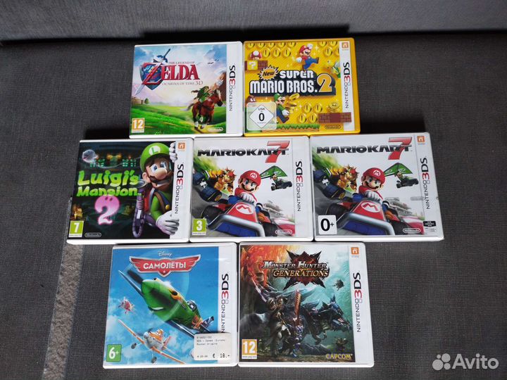 Игры DS, 3DS, PSP