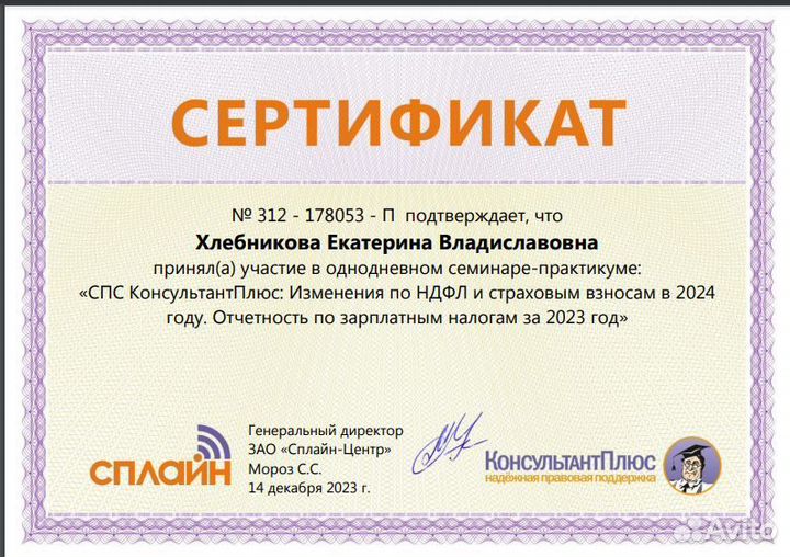 Бухгалтер со стажем для вэд