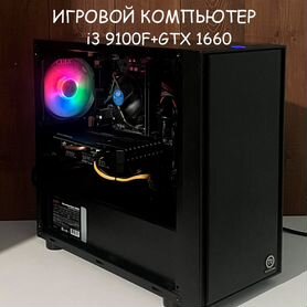 Игровой пк i3 9100F/GTX 1660/16 GB/SSD