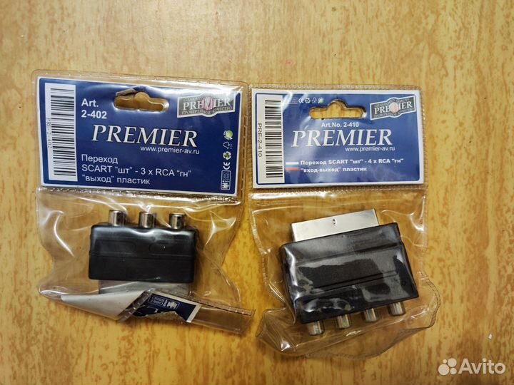 Переходник новый на 3RCA, 4RCA с доставкой