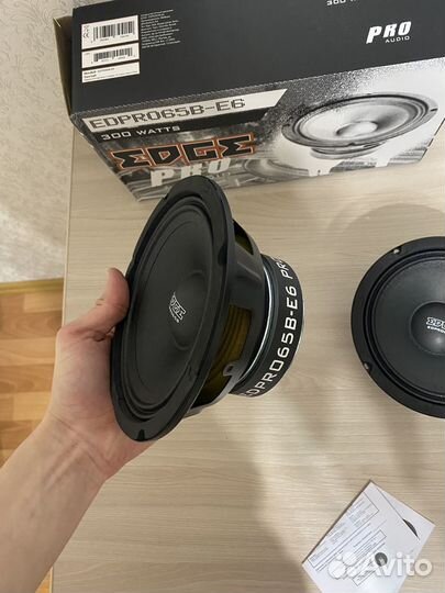 Колонки edge edpro65B-E6 (мидбас)