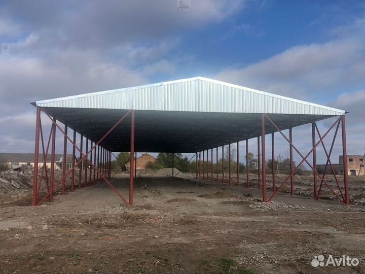 Строительство ангаров навесов