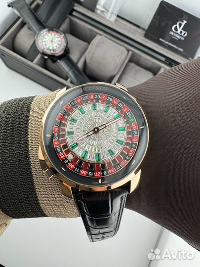 Часы Jacob & Co Casino CA100.AB 44mm Black