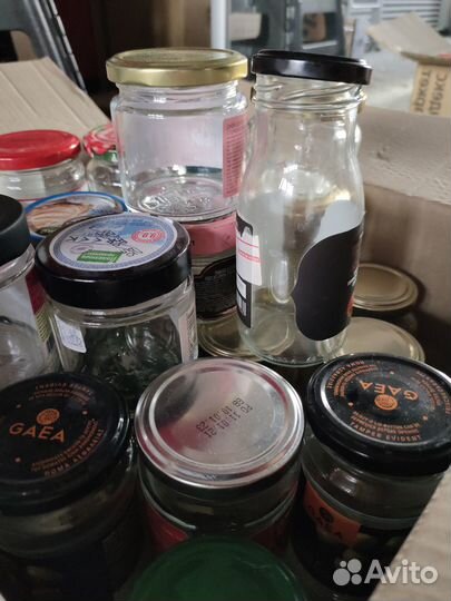 Баночки с крышками для мёда, варенья, специй и тд