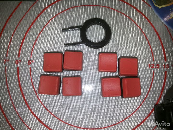 Прорезиненные кнопки для клавиатуры A4Tech