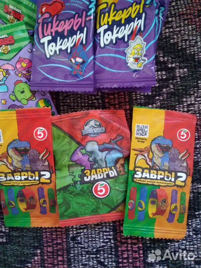 Минилента/тикеры/бравлы/завры/скрепыши/монеты