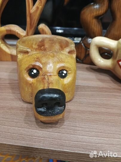 Кружка Кукса из дерева