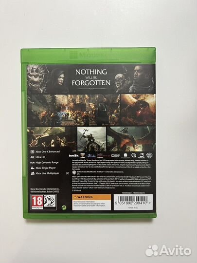 Игра Shadow of War XboxOne