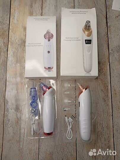 Ультразвуковой аппарат для чистки лица, вакуумный