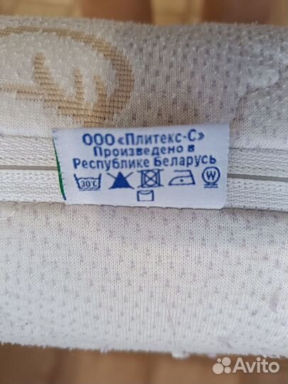 Матрас в детскую кроватку 120 на 60