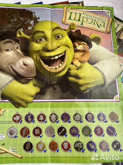 Журнал - «Шрек», кейс, альбомы для наклеек, папка