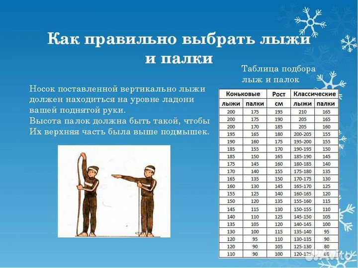 Лыжные палки (80см)