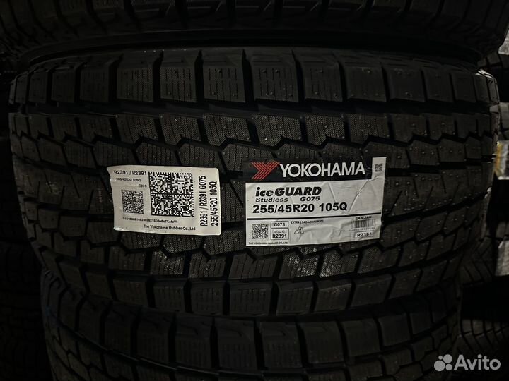 Yokohama Ice Guard G075 235/50 R20 и 255/45 R20 102Q