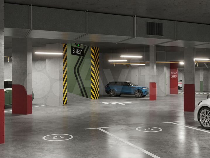 Машиноместо, 13 м²