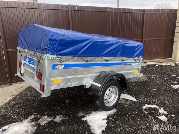 Легковой прицеп Кремень+ 2,25 х 1,3 борт 50