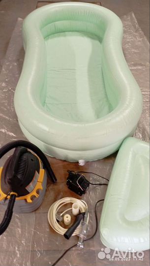 Коплект для мытья лежачих людей