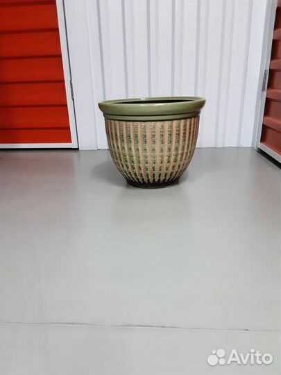 Горшок для цветов керамика большой напольный
